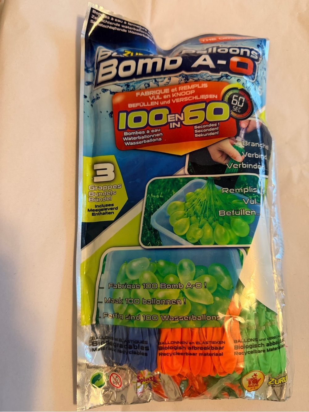 Water Balloons Refill Pack - Multicolor